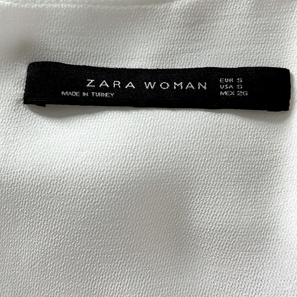 ZARA WOMEN WHITE BLOUSE - NWOT - Picture 9 of 12